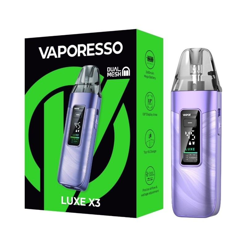 Kit luxe x3 - vaporesso fluid purple