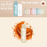 Le pod flip cartouche 20mg - pulp caramel original